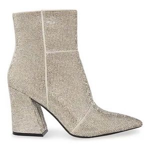 Madden Girl Rhinestone Ankle Boots - Brand New in Box